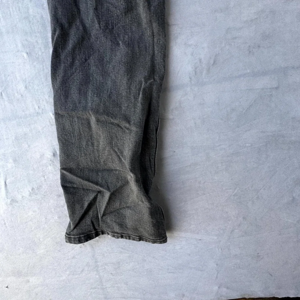 Volcom Vorta Slim Straight Jeans Men's 30 Gray Denim Zip Fly Streetwear Classic